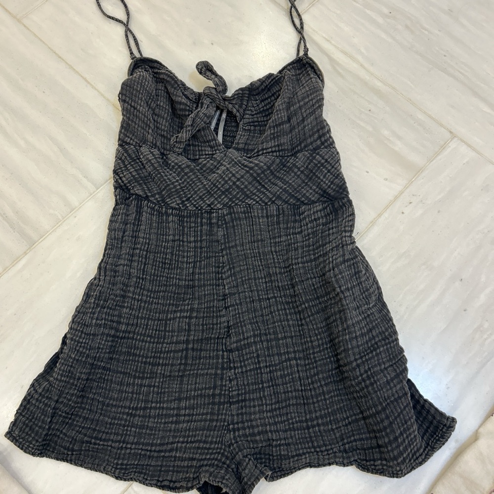 Anthropologie black romper